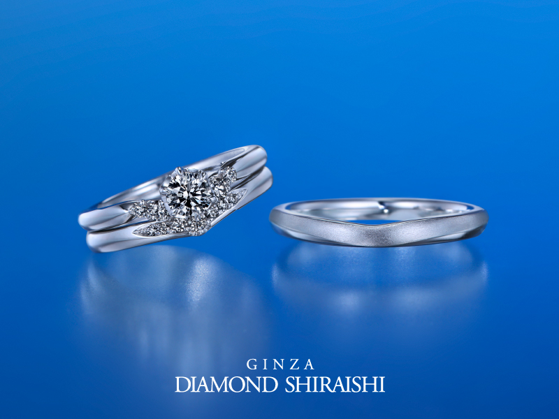 大幅値下げ】銀座ダイヤモンドシライシ 婚約指輪 エンゲージリング 